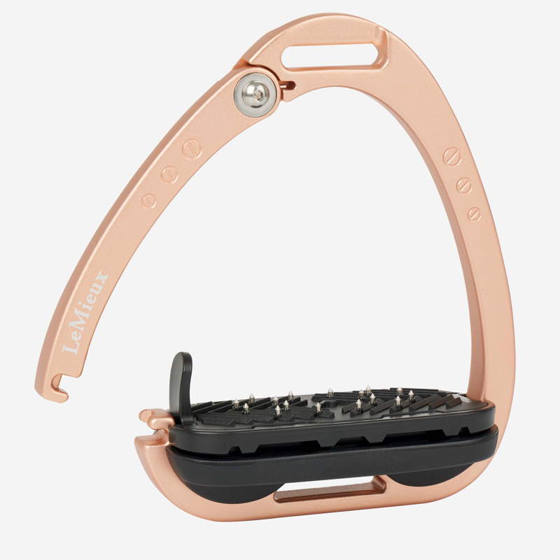 LeMieux Vector Balance Stirrup - Rose Gold-3